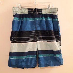 Kanu Surf Infinity Quick Dry Mens Blue Swim Suit Trunks Size XL